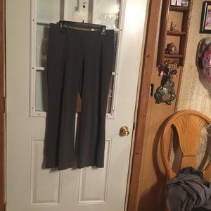 Sz 10 R Worthington Gray Flare Leg Dress Pants